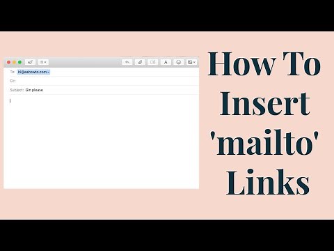 How To Create Pre Populated Email Links | Insert 'mailto' Tutorial
