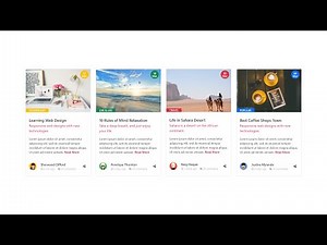 How To Create a Responsive Blog Post Card | HTML, CSS & Bootstrap 5 Tutorial
