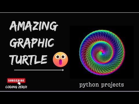 Drawing A Stunning Graphic Turtle With Python