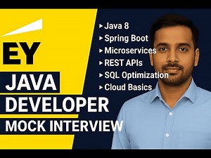 🔔 Ernst & Young (EY) Java Developer Interview | 2–7 Years Experience | Spring Boot | Microservices