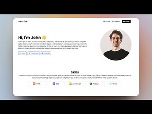 Build a Responsive Personal Portfolio with HTML & CSS | Full Beginners Tutorial 🔥🚀