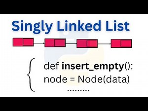Inserting/Adding Elements To The Empty Linked List | Python Program