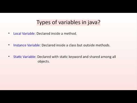 Variables in Java Explained Simply | Core Java Series Part 5 _MUST WATCH