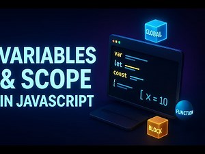 JavaScript Variables Explained | var, let, const, Scope & Hoisting (Beginner to Pro Guide)