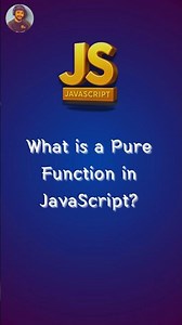 Pure Functions Explained in 30 Seconds | JavaScript Interview Booster #javascript #shorts