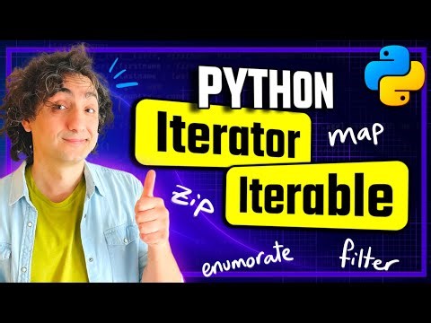 Python Iterator vs Iterable (Visually Explained) | enumerate, map, filter | #Python Course 31