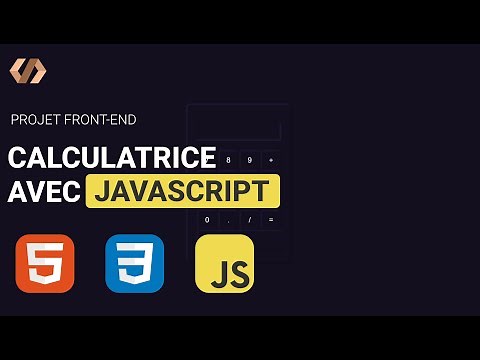 Calculatrice avec HTML, CSS et Javascript