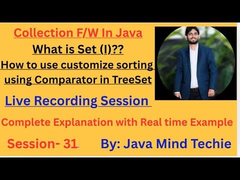 Collection in Java | how to use sorting using Comparator in TreeSet | By:Amit