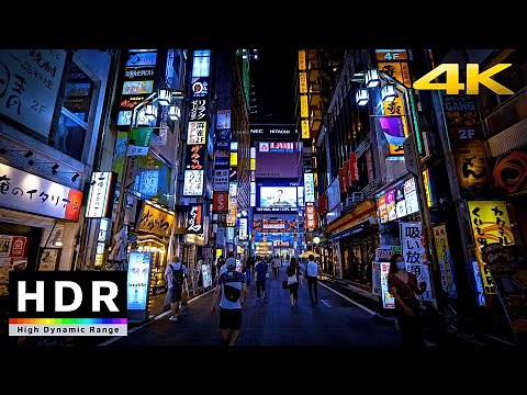 【4K HDR】Night Walk in Tokyo Red Light District - Shinjuku Kabukicho(歌舞伎町散歩) - Japan Walking Tour