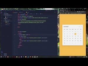Coder un calendrier - HTML