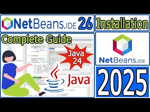 How to install NetBeans IDE 26 + Java JDK 24 Windows 11 (64 bit) [ 2025 Update ] Java Programming