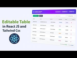 How to Create an Editable Data Table in React JS