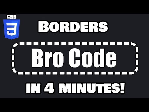 Learn CSS borders in 4 minutes! 🖼
