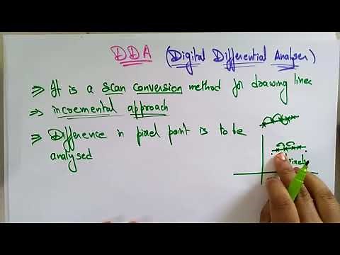 Digital Differential Analyser | DDA | Introduction | Computer Graphics | Lec-12 | Bhanu Priya