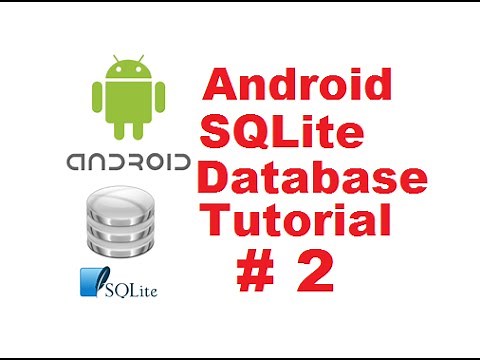 Android SQLite Database Tutorial 2 # Introduction + Creating Database and Tables (Part 2)