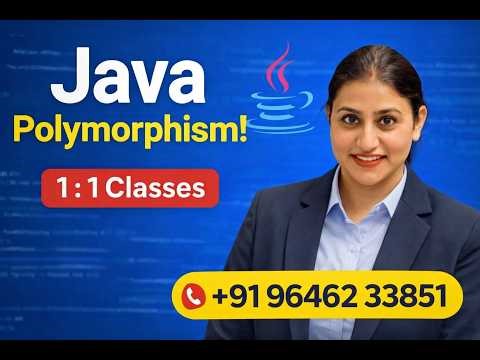 Java Polymorphism Explained | Live Class Demo | 1:1 Coding Classes