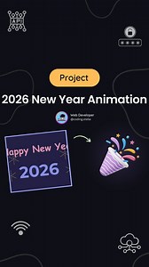 Happy New Year 2026 Animation Using HTML CSS 🥳🥶 Next Level Ballon Animation ☠️ Time to show dev's power 💪 Comment "2026" for Source Code [for my followers] !! FOLLOW US TO LEARN CODING !! Follow for more @coding.stella 💙 ❤️ Hit the heart icon and show your love to this video 💙 📲 Comment down your thoughts and doubts ✍️ 🌸 Share with your other frontend friends and spread the exciting tricks tips 🔥 • • • 📚 Learn daily » 𝖙his page is beginner friendly 💪 Hastags 🏷️: #glowing #newyear #an