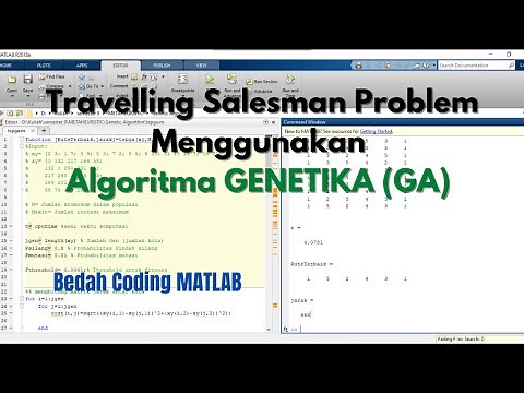 Traveling Salesman Problem (TSP) using Genetic Algorithm (genetic algorithm) with Matlab