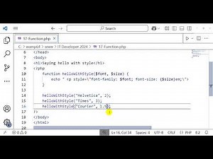 25-How to PHP Functions | Functions | PHP Developer