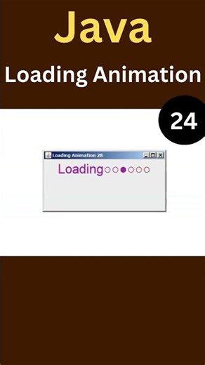Java Text Loading Animation - Create Loading Dots Animation In Java Swing