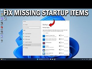 How To Fix Startup Items Not Appearing in Task Manager - Easy Fix