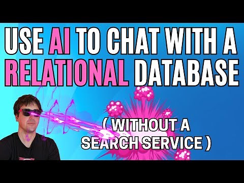 Use AI to chat with a relational SQL database with natural language!
