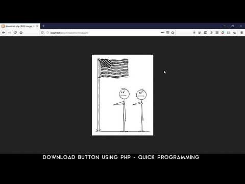 Add a Download button for your website using PHP | Full Tutorial