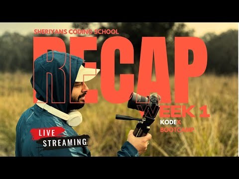 🔴 Kodex Week 1 Recap LIVE: My Sheriyans Coding School Journey with Sarthak Bhaiya