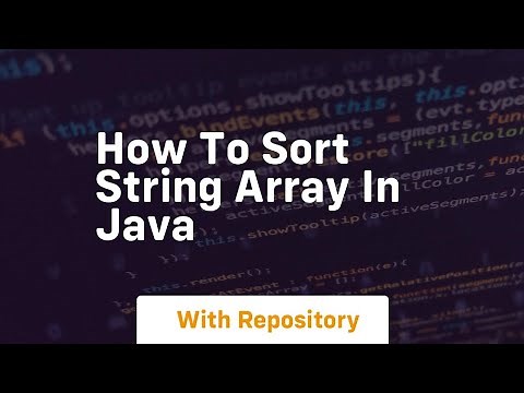 how to sort string array in java