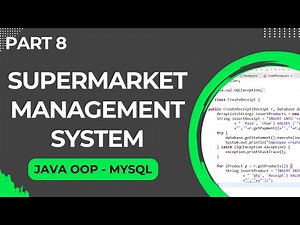Supermarket Management System using Java Object Oriented Programming (OOP) (Part 8)