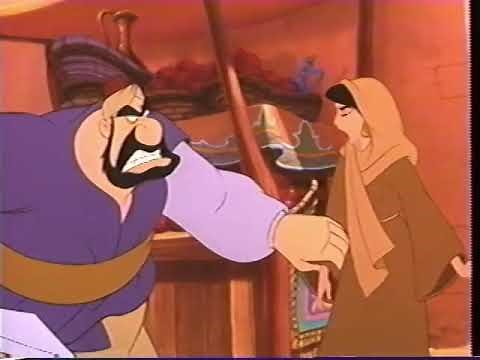 Aladdin (1992): Aladdin meets Jasmine Scene (VHS Capture)