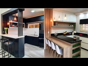 100 Modular Kitchen Design Ideas 2025 Open Kitchen Cabinet Colors | Home Interior Decorating Ideas