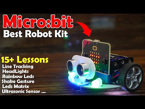 Micro:bit Robot, Best Diy Robot Kit for Beginners, Microbit Programming