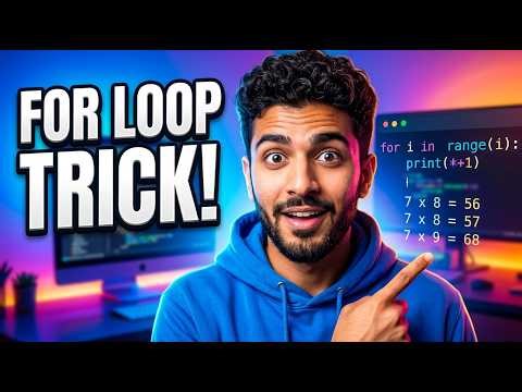 Multiplication Table Program in Python For Loop