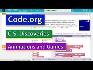 Code.org Lesson 27.10 Using the Game Design Process | Tutorial with Answers | Unit 3 CS Discoveries