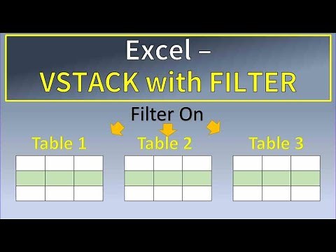 Excel VStack with Filter