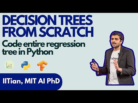 Build an entire regression decision tree in Python