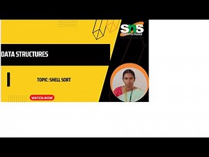 SHELL SORT | DATA STRUCTURES | SNS INSTITUTIONS