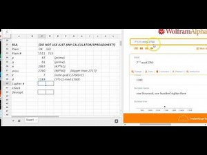 RSA Encryption/Decryption Example