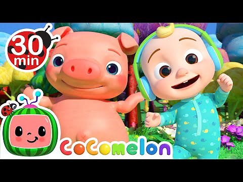 Animal Dance Song 🎶 | CoComelon Animal Time | 30 Minutes of Animals Songs for Kids!