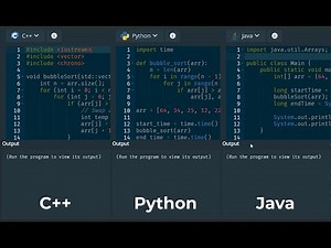 Python vs C++ vs Java (Speed Comparison)