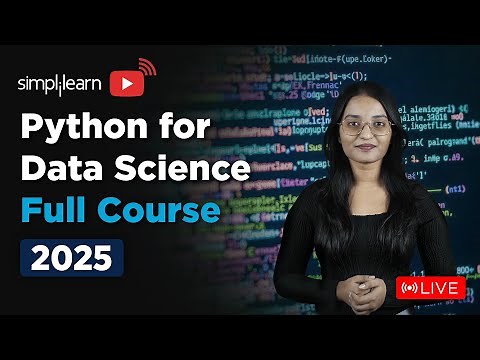 Python For Data Science Full Course 2026 | Data Science With Python For Beginners | Simplilearn