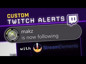 How To Make a Custom Twitch Alert on Stream Elements HTML/CSS (Xbox 360 Notification)