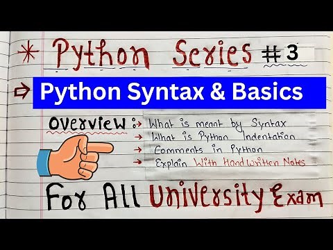 Understanding Python Syntax: A Beginner's Guide | Python Programming | Code Hacker