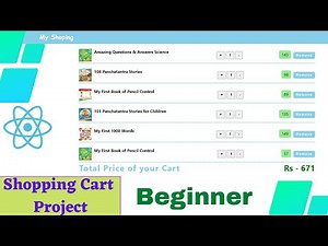 Shopping Cart | React.js Project with explanation | Beginner