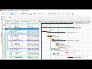 20. Sample Project in Primavera