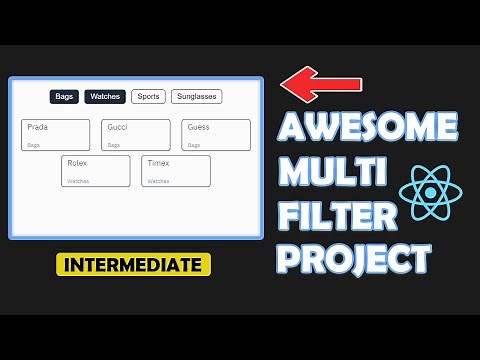 Build this INSANE Multi filter feature for your next project | React Js