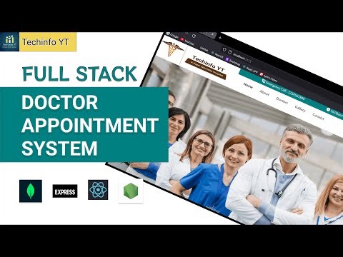 Full Stack Doctor Appointment System | MERN Stack Project - User Booking & Admin Panel
