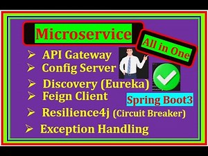 Spring Boot 3 Microservices Course (2025) | Java 21 + Eureka, Feign, Resilience4j, API Gateway