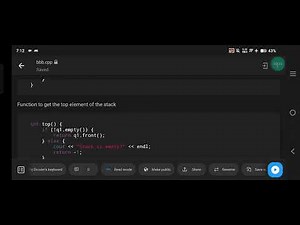 Implement a Stack Using Two Queues in C++ | Stack Operations with Queue